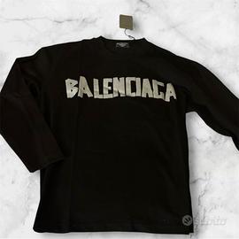 Longsleeve Balenciaga nera taglia L