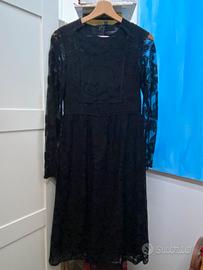 Abito in pizzo nero ZARA
