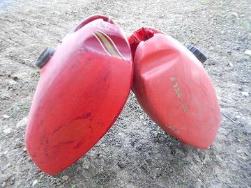 Serbatoio ossa enduro/cross anni 70