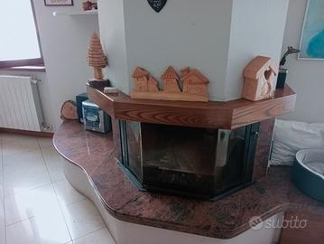 caminetto inserto e rivestimento edilkamin