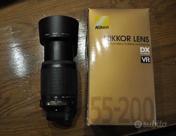 Obiettivo Nikon AF-S Nikkor 55-200mm DX f/4-5.6