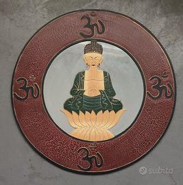 Specchio / quadro design Budda - 60 cm diam.