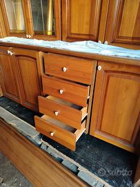 Cucina lineare mt3 legno