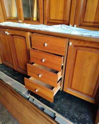 Cucina lineare mt3 legno