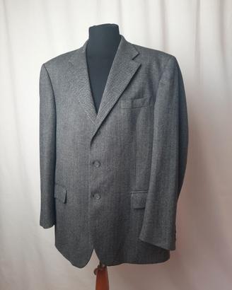 Giacca spigata sartoriale tessuto Loro Piana