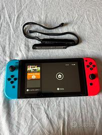 Nintendo switch con giochi e accessori
