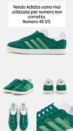 Adidas nuove uomo verdi