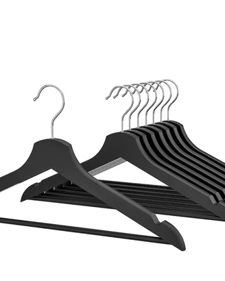 Appendiabiti - Set 100 pezzi grucce nere