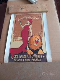 manifesti  Ferrochina Bisleri 