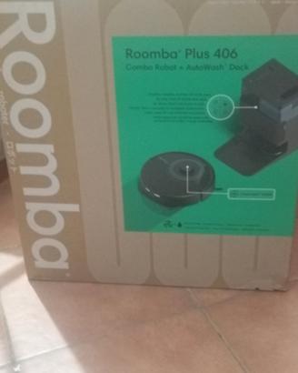 Robot combinato roomba plus 406 + autowash