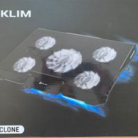 Klim Cyclone base di raffreddamento PC portatile