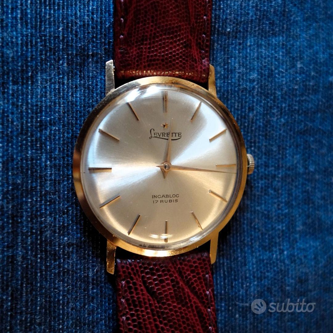 Levrette orologio oro clearance
