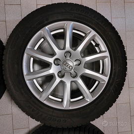 Set cerchi + gomme invernali Originali Audi da 16