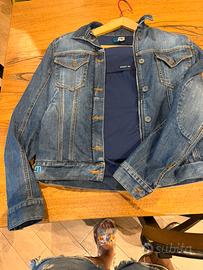 Giubbotto denim da moto donna