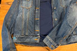 Giubbotto denim da moto donna