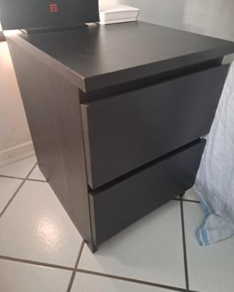 set malmo ikea marrone nero