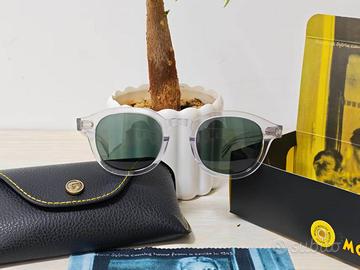 MOSCOT 49 Trasparenti Neri Nuovi Completi