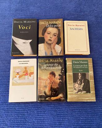 Set 6 libri di Dacia Maraini