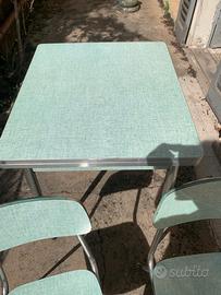 Tavolo vintage in formica an i 60