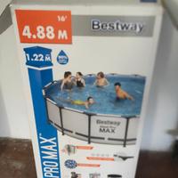 piscina Bestway tonda (diametro 4,88 altezza 1,22)