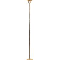 Lampada da terra con paralume in vetro