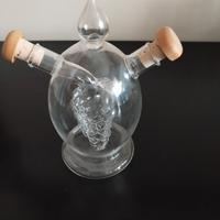 elegante oliera, acetiera in doppia ampolla