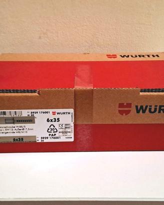 Tasselli Wurth W-BS/S 6x35 Filetto Fem. M8 - 50 pz