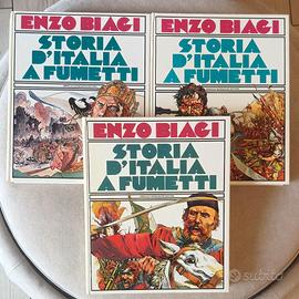 Enzo Biagi – Storia d’Italia a fumetti – 3 volumi