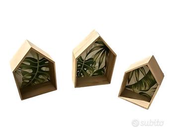 Set 3 mensole decorative