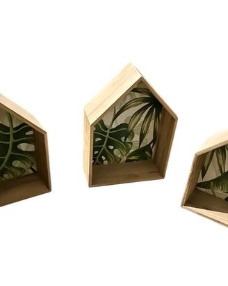 Set 3 mensole decorative