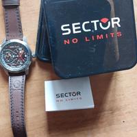 Orologio Sector dual time oversize