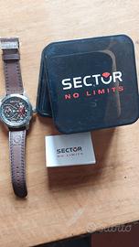 Orologio Sector dual time oversize
