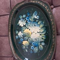 Vassoio russo metallo smaltato