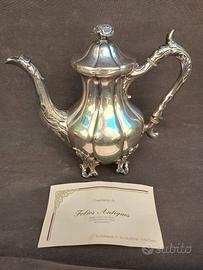 antica caffettiera no argento