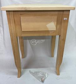 Comodino in legno grezzo da verniciare e decorare