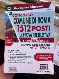 libri per concorso comune di Roma