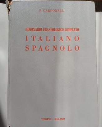 Dizionario italiano spagnolo Hoepli