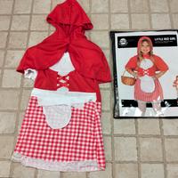 Costume carnevale cappuccetto rosso, 3-4 anni