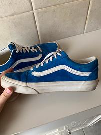 Vans blu outlet basse