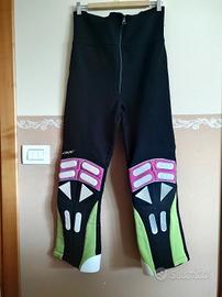 Pantaloni con bretelle da sci vintage 