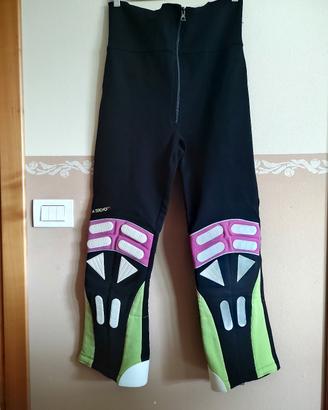 Pantaloni con bretelle da sci vintage 