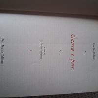 Libro nuovo di Tolstoj "Guerra e pace"
