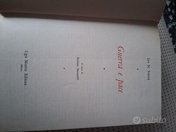 Libro nuovo di Tolstoj "Guerra e pace"