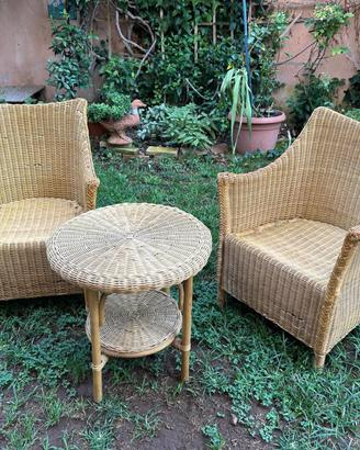 Sedie da giardino+Tavolino