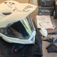 Casco AGV AX 8 Dual Evo White Bianco Adventure Via