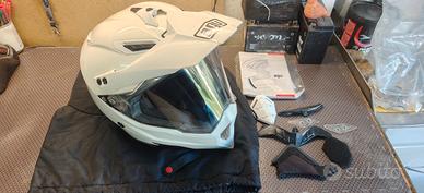 Casco AGV AX 8 Dual Evo White Bianco Adventure Via