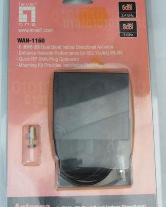 Antenna WiFi a pannello indoor 6 dBi/8 dBi