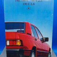 brochure depliant mercedes 190 E 2.3 2.6