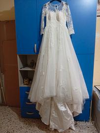 ABITO DA SPOSA STILE PRINCIPESSA,leggi discrezione