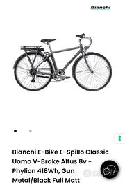 bicicletta e-bike Bianchi Spillo 
